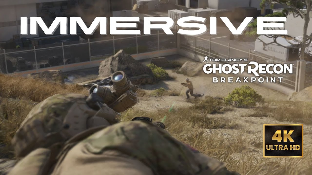 Solo Stealth 4K No HUD Extreme Difficulty - Ghost Recon Breakpoint