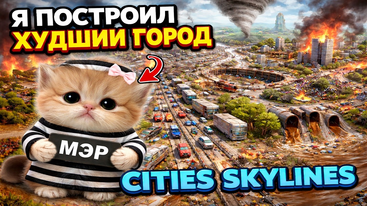 Я ПОСТРОИЛ ЛУЧШИЙ(худший) ГОРОД в Cities Skylines!