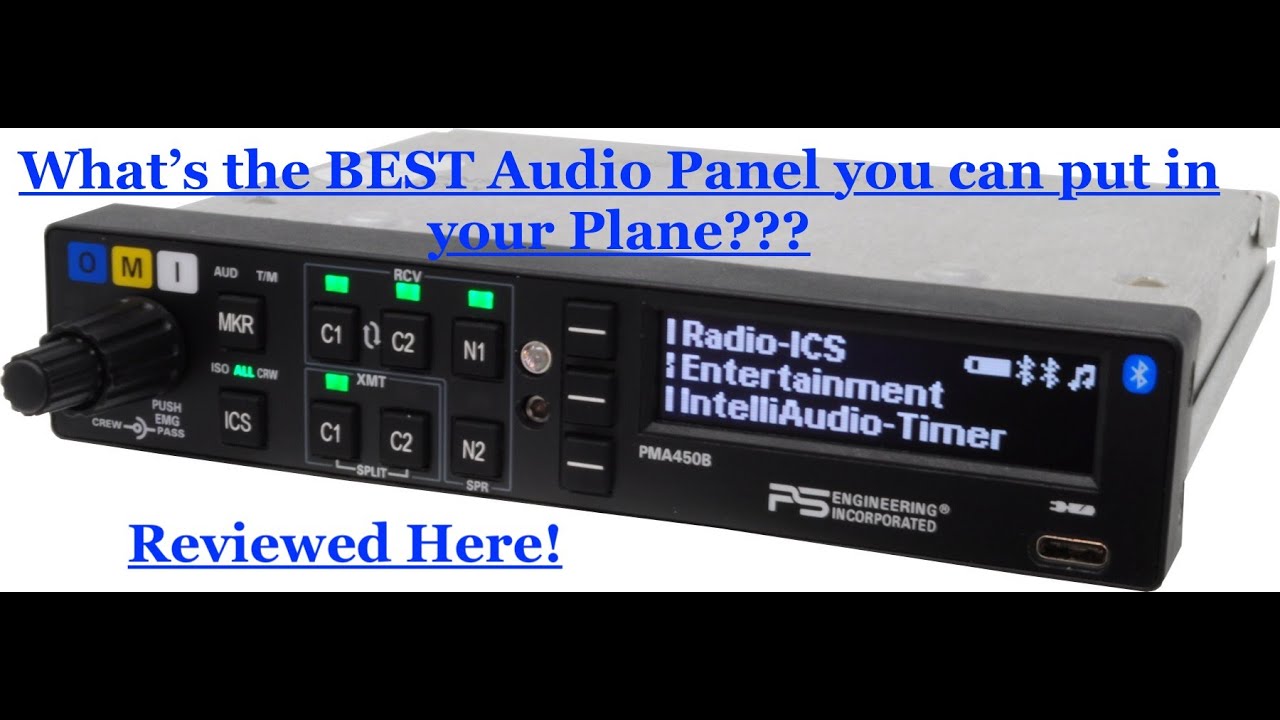 Best Aviation Audio Bluetooth Audio Panel