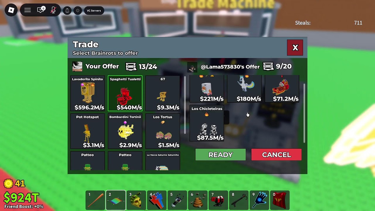 Trading in sab