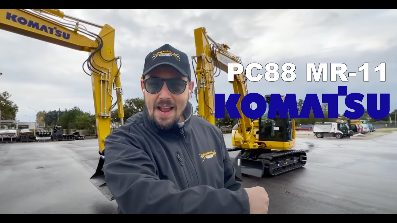 Recensione PC88 KOMATSU Cingoli in ferro e Roadliner_ movimento terra