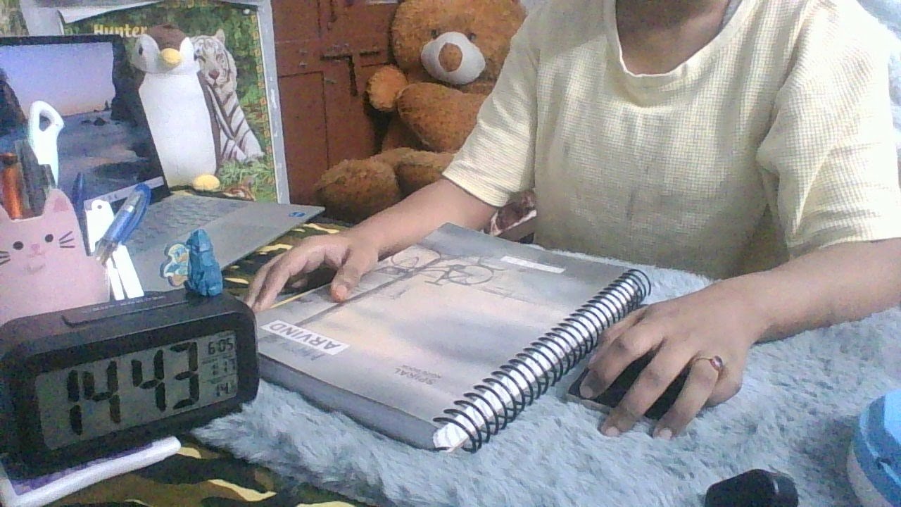 study with me for finals | no audio no disturbance | 50-10 promodo