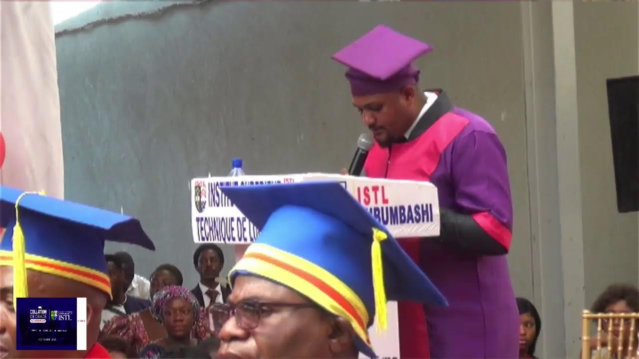 CEREMONIE DE COLLATION DES GRADES ACADEMIQUES A L'ISTL LUBUMBASHI