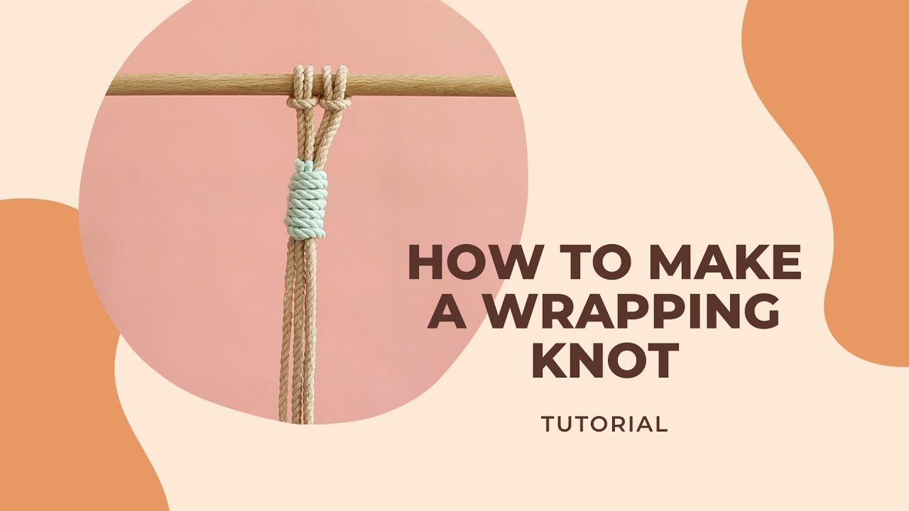 Macramé Basics: Wrapping knot/ Abbindknoten