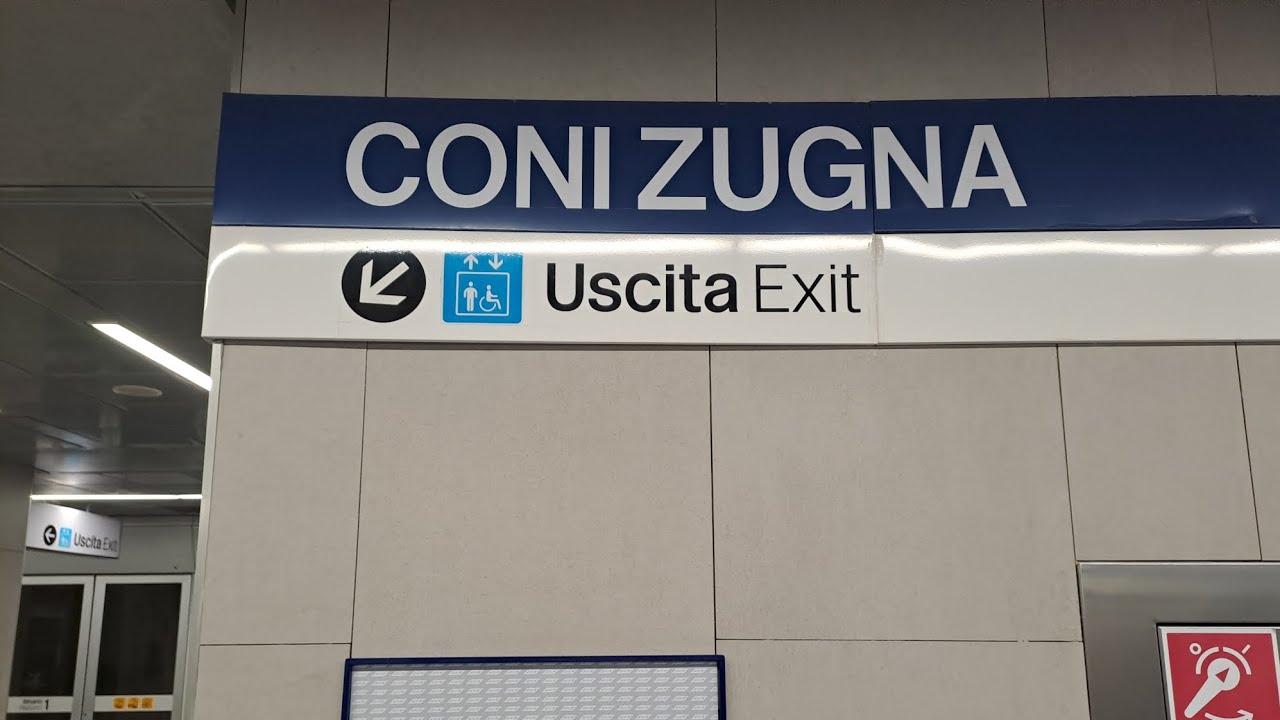 (Walkthrough) Stazione CONI ZUGNA (M4 Metro Milano)