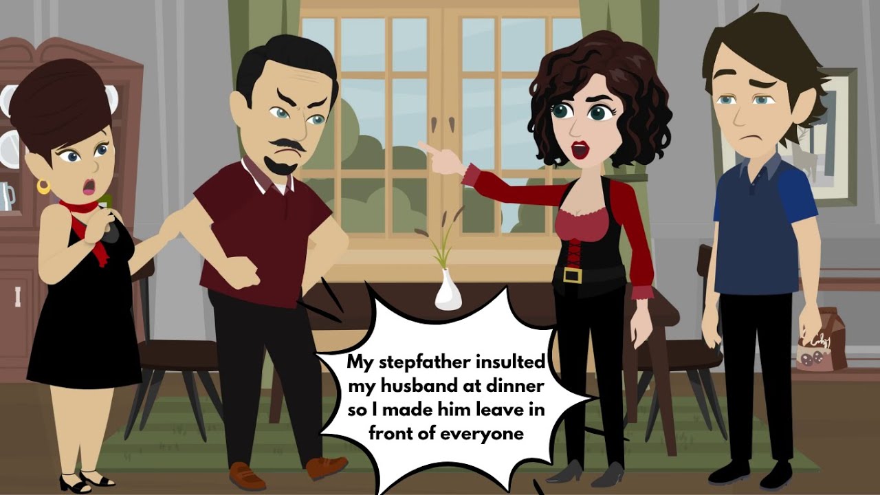My stepfather insulted my husband at dinner — so I made him leave in front of everyone
