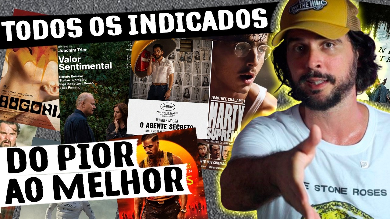 OSCAR 2026! TODOS OS FILMES - DO PIOR AO MELHOR