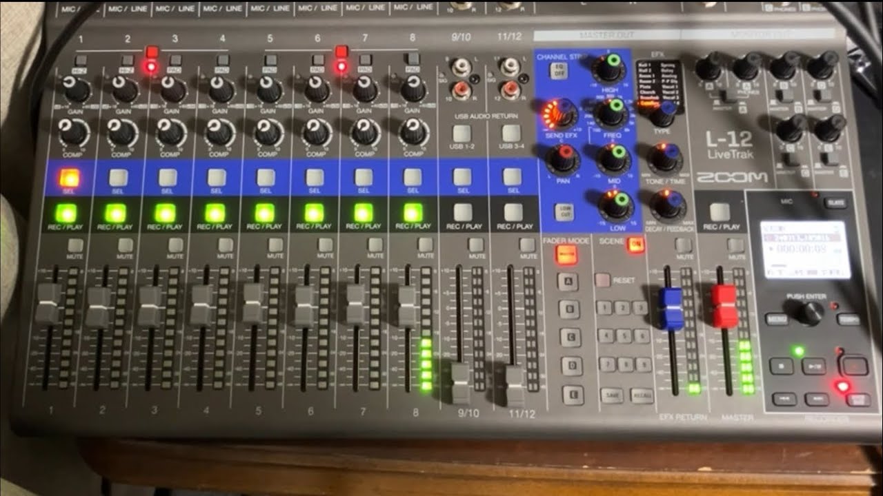 Zoom Live Trak L-12を勝手にプチ解説！レコーディング設備を導入しました！#drums #レコーディング #zoom #ミキサー