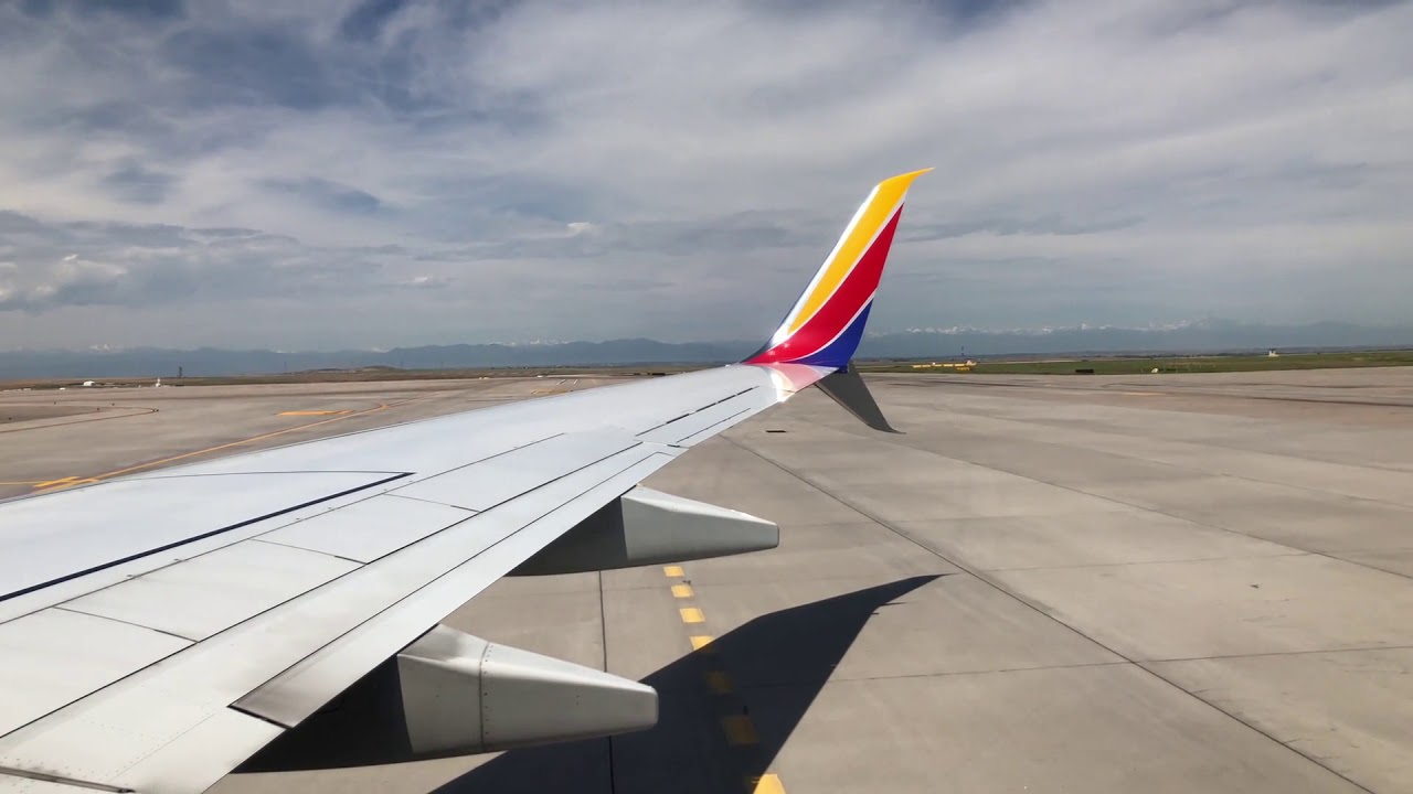 Southwest Airlines Takeoff from Denver International Airport (DEN)
