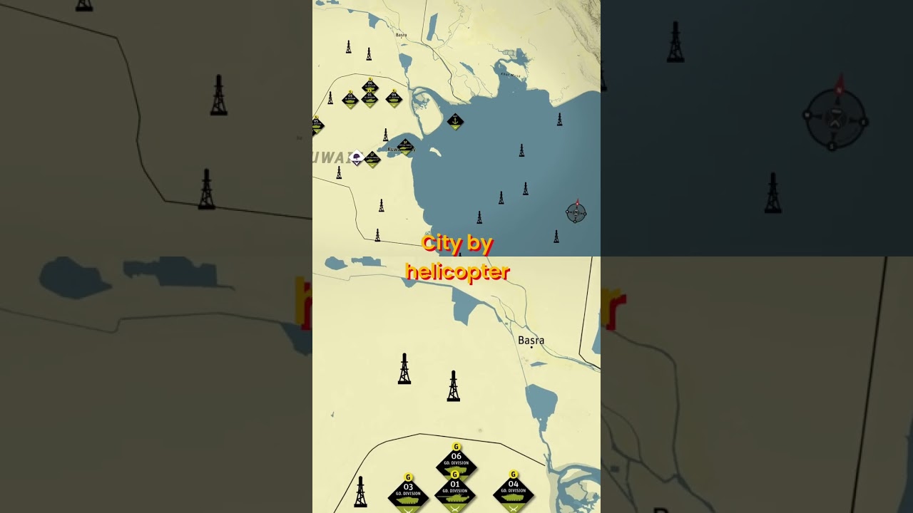 Шокирующее вторжение Саддама Хусейна в Кувейт в 1990 году #короткометражки