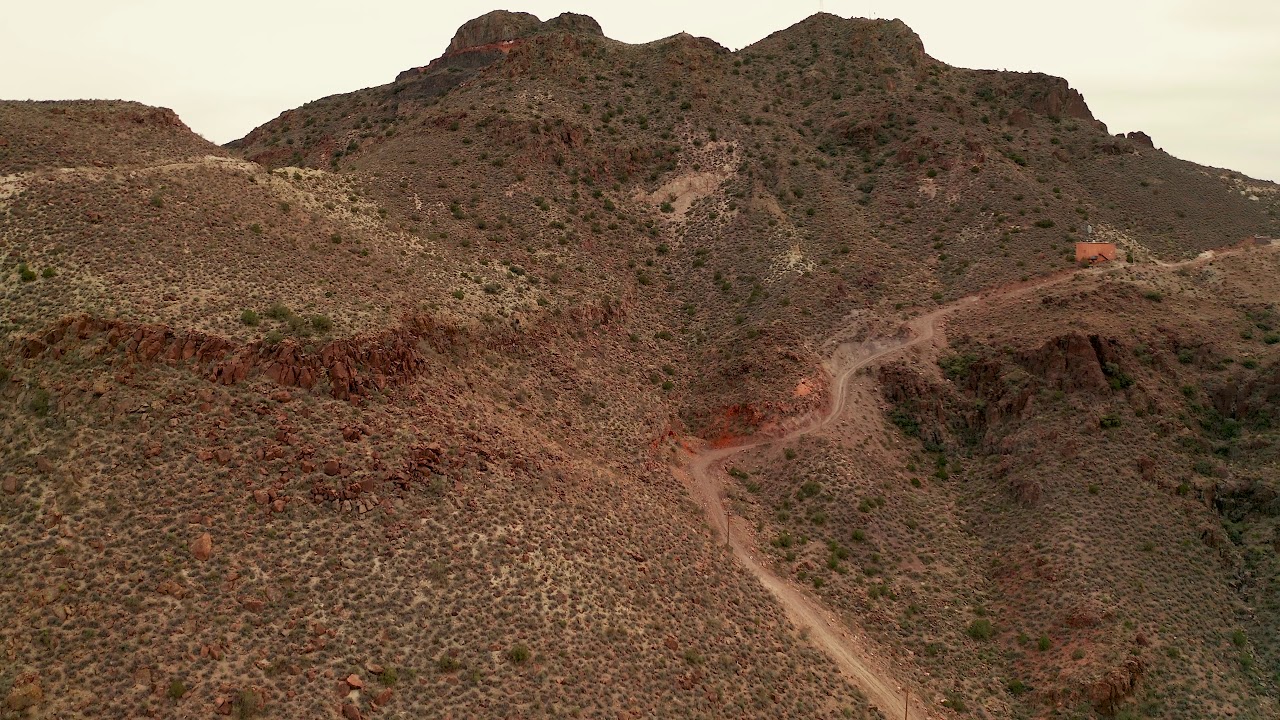 Arizona backroads. Historic Route 66. 4K drone footage.