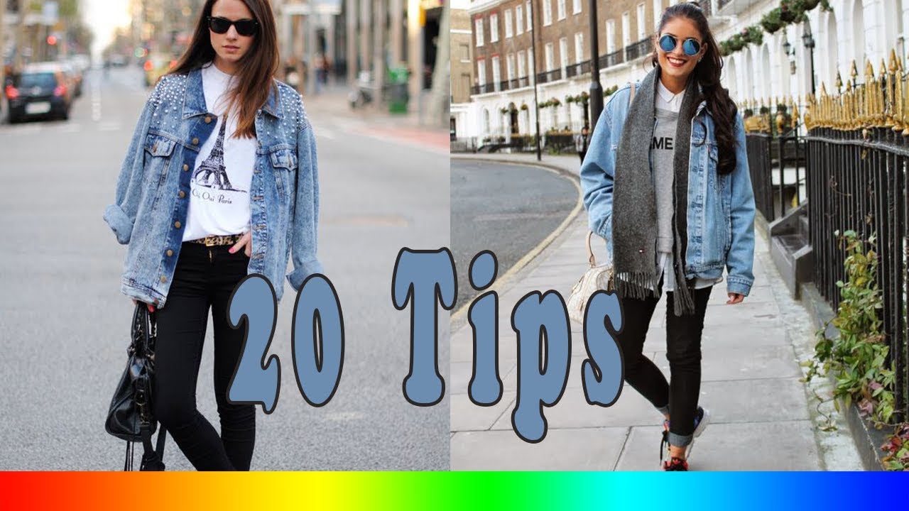 20 Style Tips On How To Wear Oversized Denim Jackets