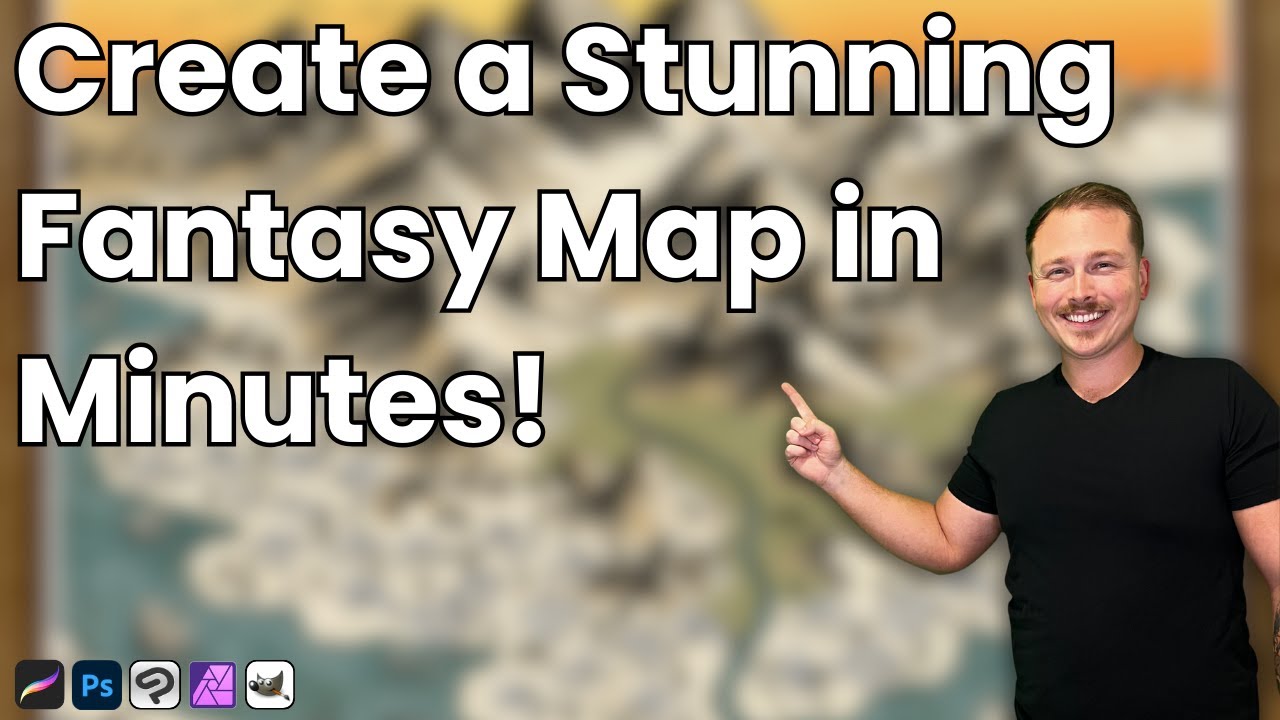 How to create a Stunning Fantasy Map in minutes | New Way