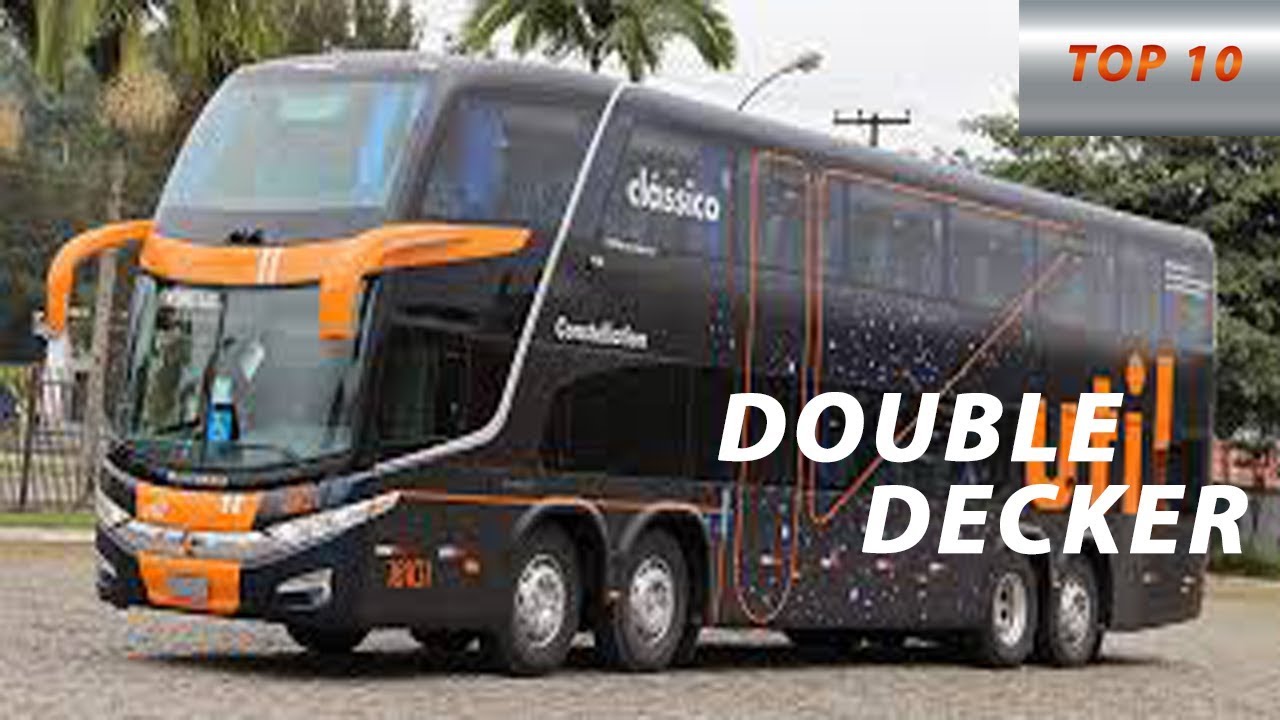 TOP 10 ÔNIBUS DOUBLE DECKER (OU DD).