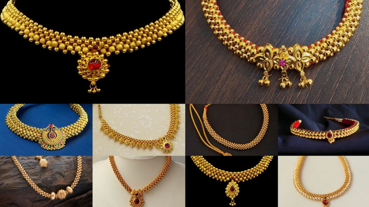 Maharastrian Traditional Tushi Necklace Designs Collections/ तुशी हार