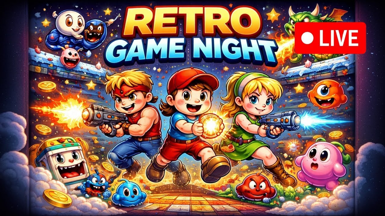 90s Kids Ka Favourite Retro Games 🎮 NES Classics LIVE | Nostalgia Night