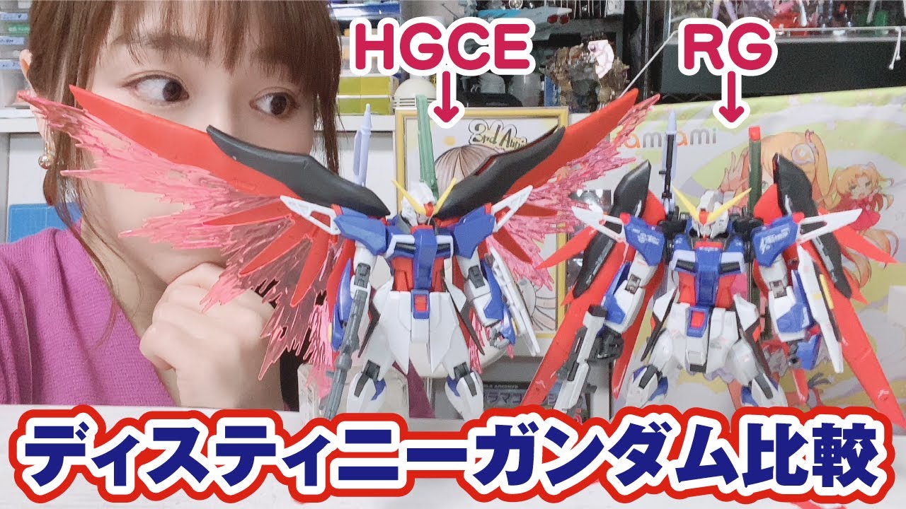 ディスティニーガンダムを比較！HGUEとRG、あなたはどっちが好き？【ガンダムSEED DESTINY】