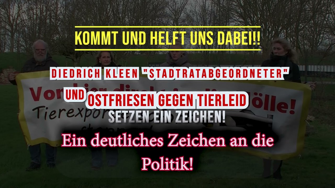 Ostfriesen gegen Tierleid gegen "Tiertransport"