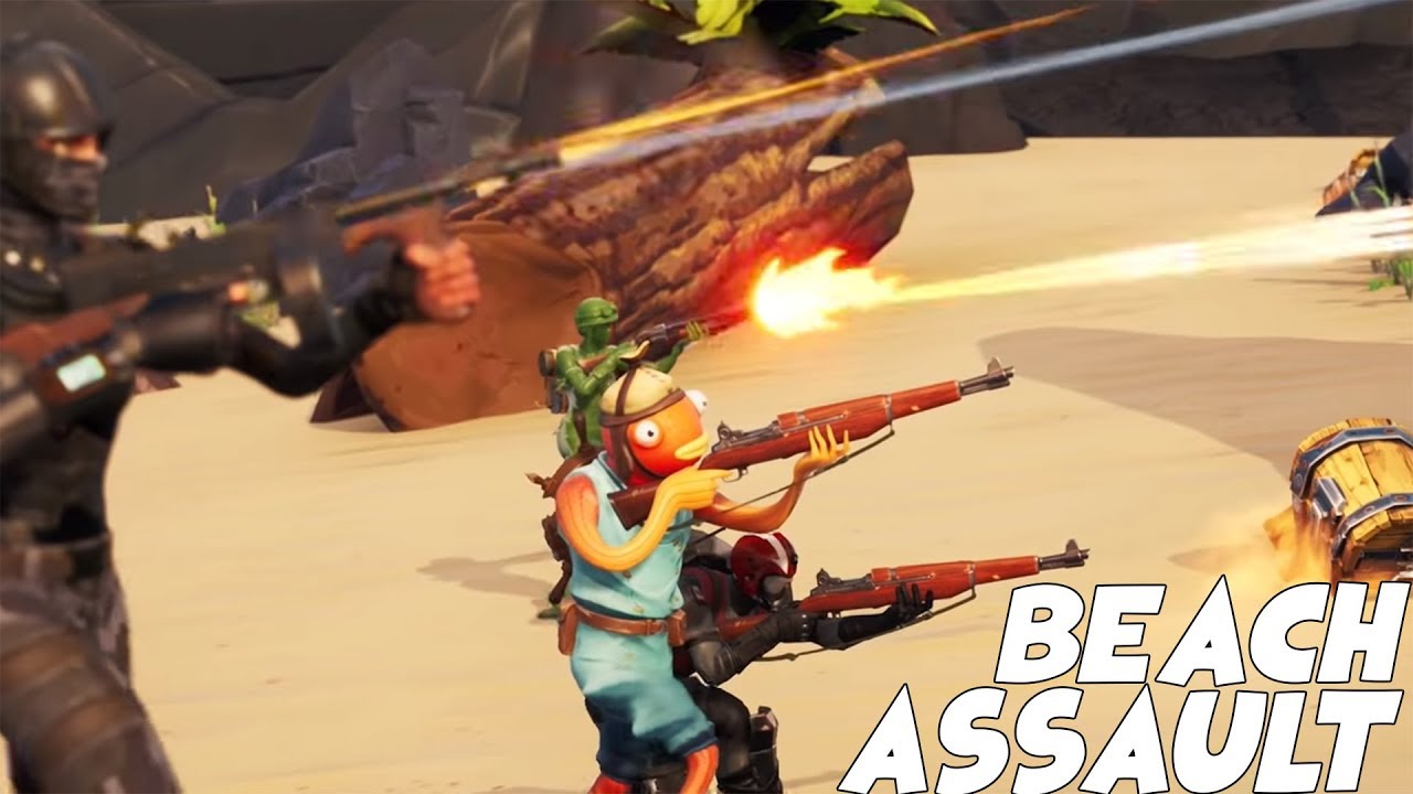 Fortnite - Beach Assault | Gameplay Walkthrough [FHD]