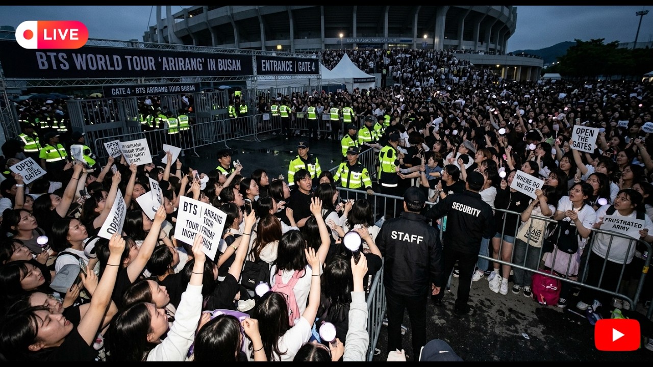 🛑LIVE ️🎥 BTS Busan Concert Chaos: Missing VIP Benefits & Dangerous Crowds 🤬