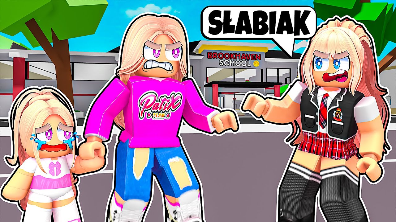 KTOŚ GNĘBI MAŁĄ AMI w PRZEDSZKOLU na BROOKHAVEN w ROBLOX! 😲