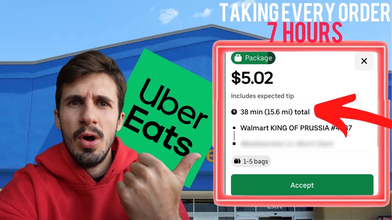 Taking Every Uber Eats Order For 7 Hours Straight…