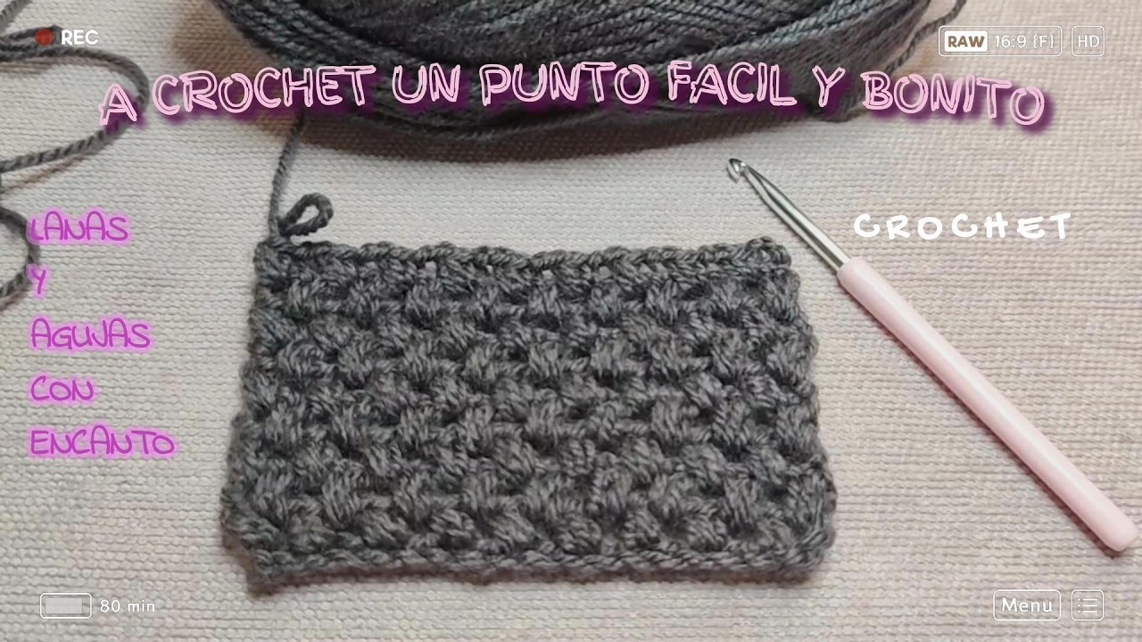 A CROCHET un punto fácil y bonito