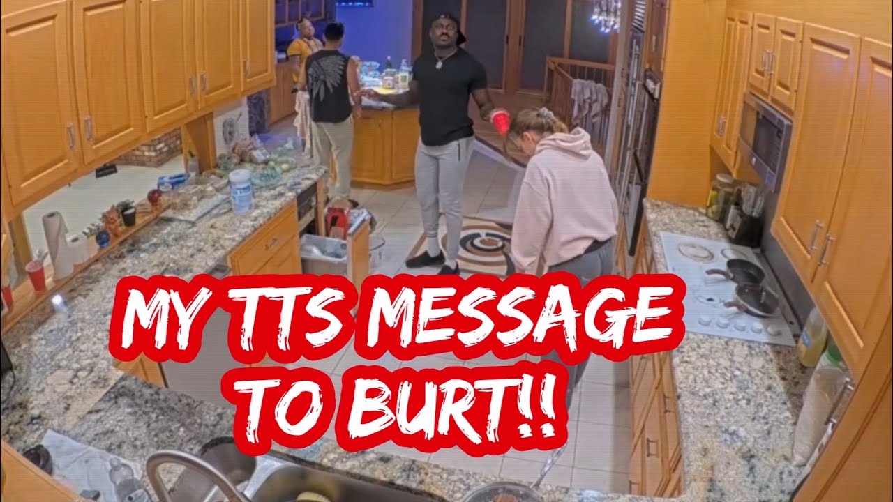 fishtank live season 3 Burt reacting to my TTS message!