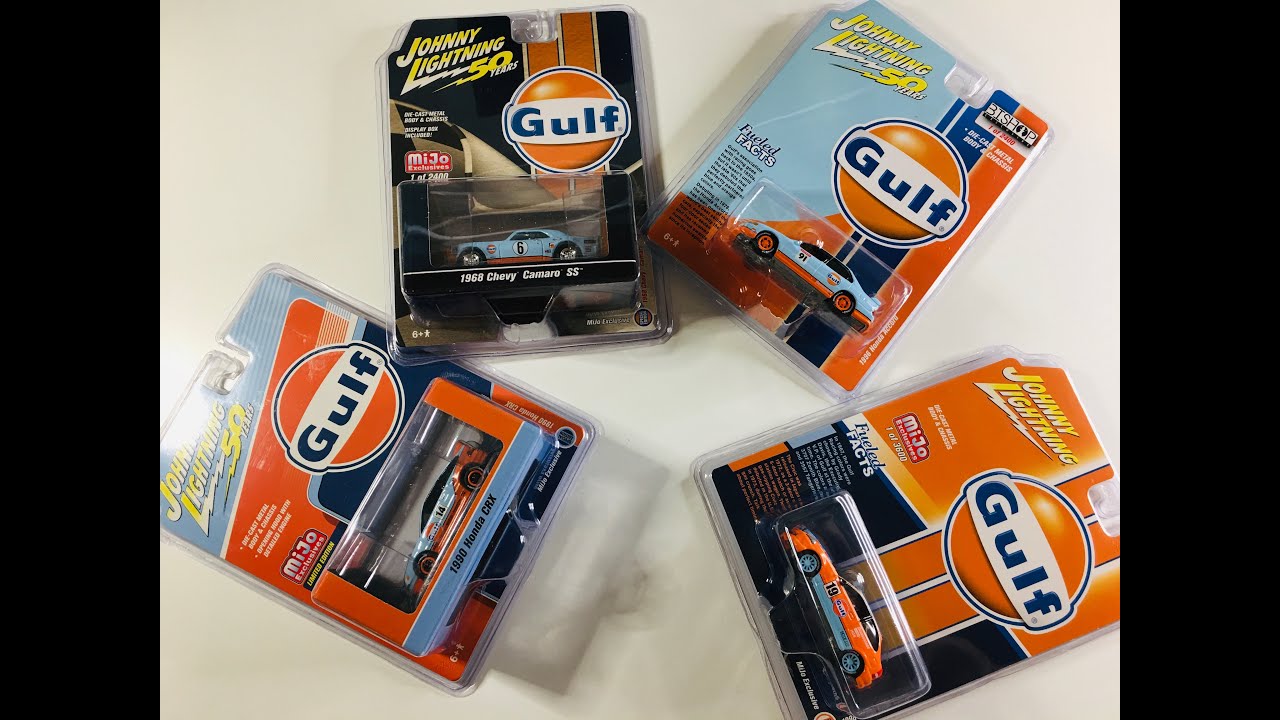 Rare Johnny Lightning & Greenlight GULF Themed Diecast Cars!! 😍