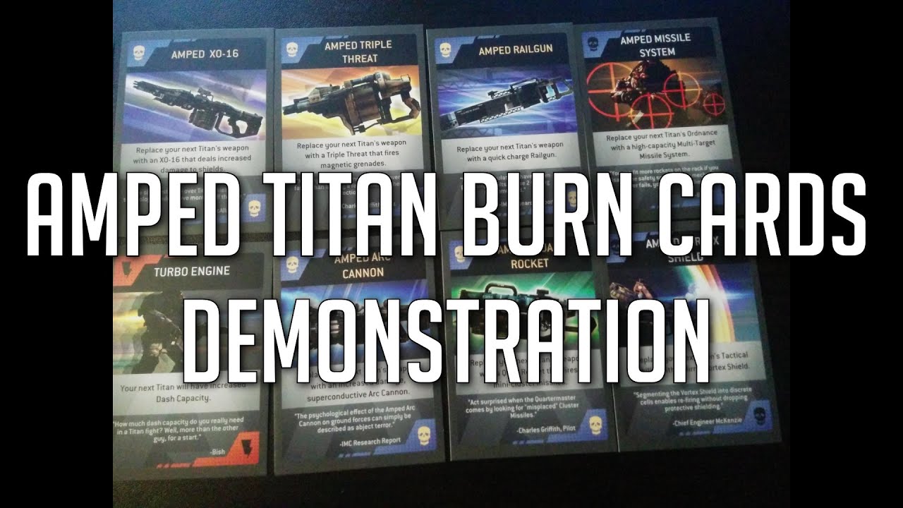 Titanfall - All Amped Titan Cards in Action