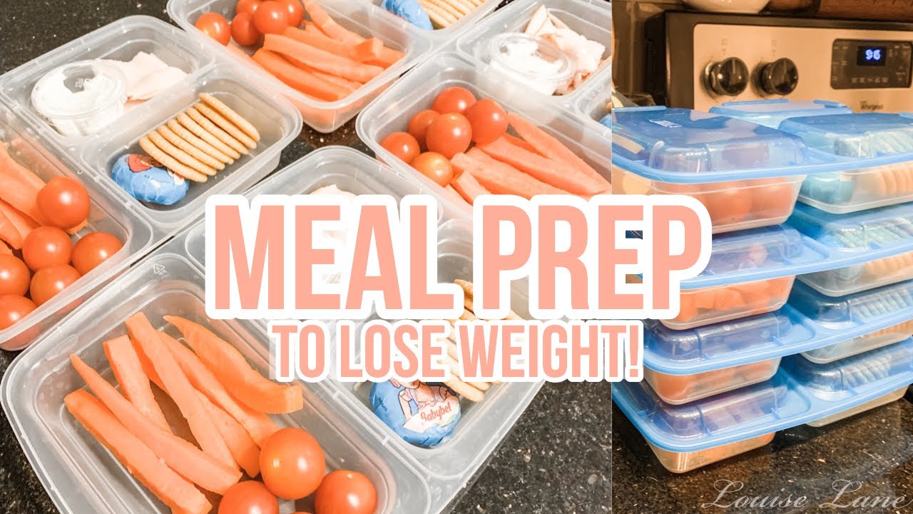 MEAL PREP TO LOSE WEIGHT + HEB GROCERY HAUL | ADULT LUNCHABLES