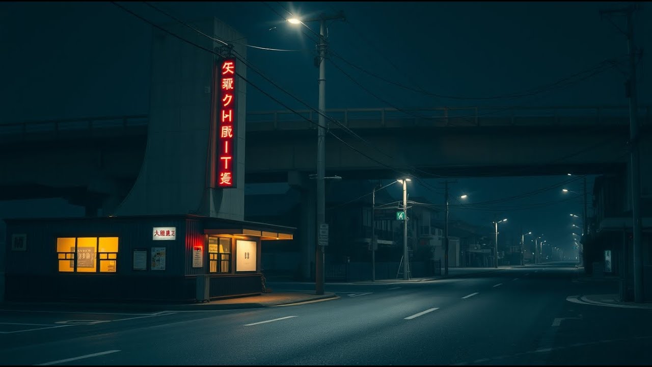 Rain Sounds for Sleeping Tokyo 🌙 Quiet City Night with Soft Lo-Fi Ambience