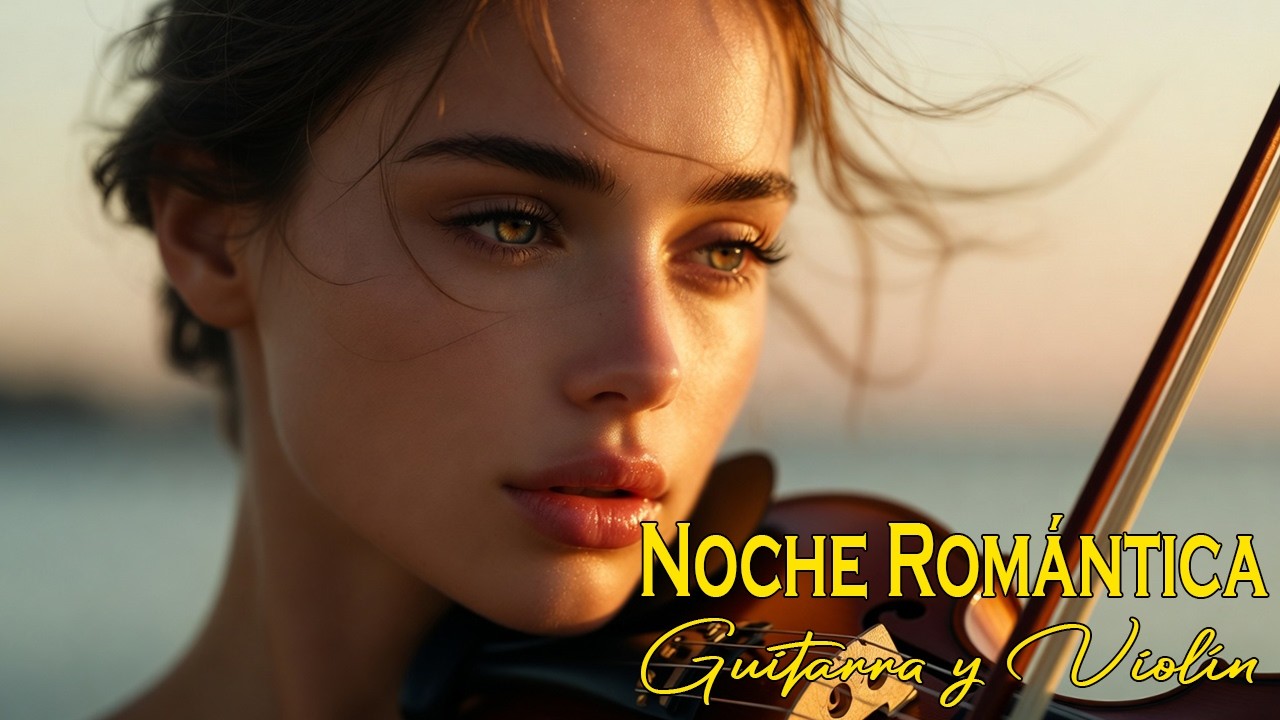 Noche Romántica en la Costa Española 🌙 | Guitarra, Violín y el Murmullo del Mar (NEW V2)