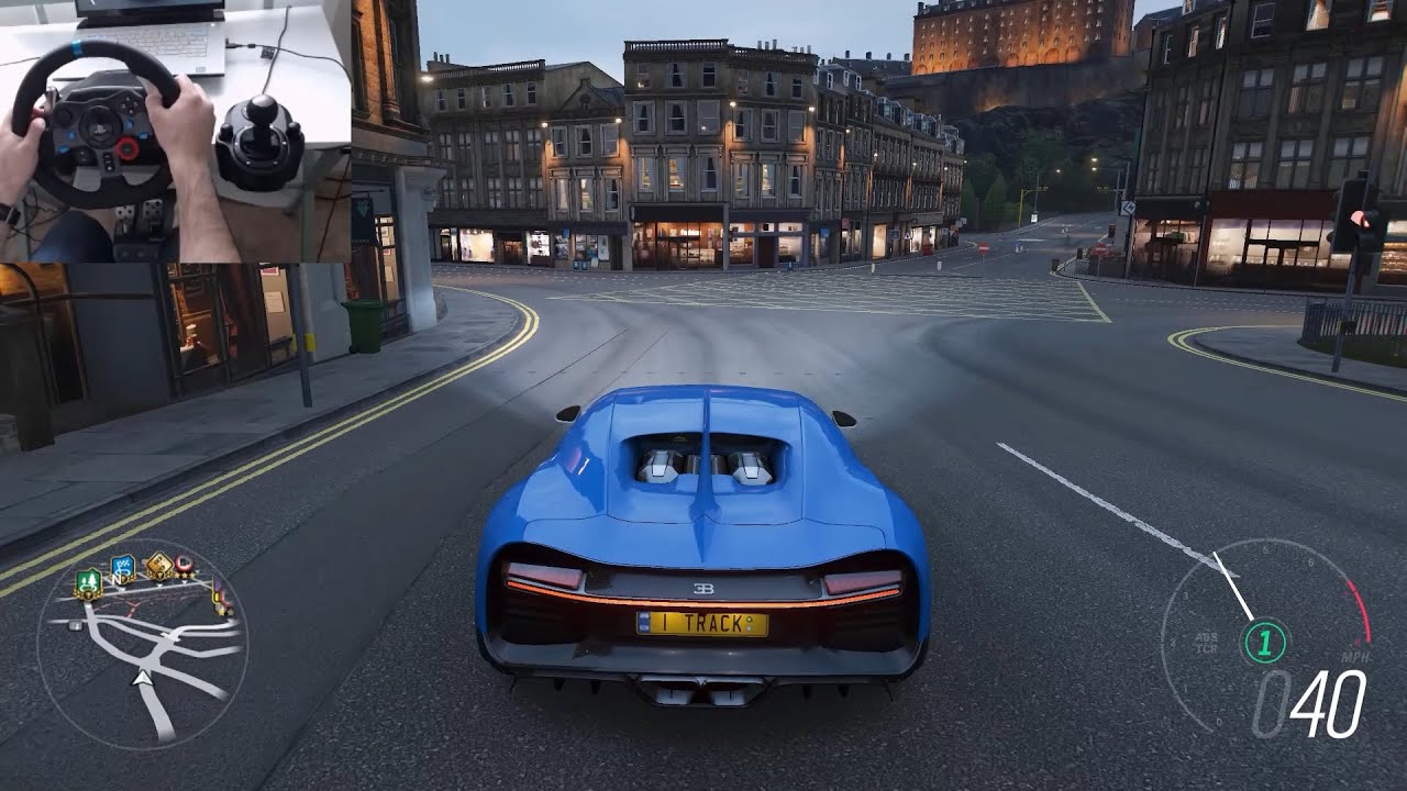 Bugatti Chiron - Forza Horizon 4 | Logitech G29 Steering Wheel Gameplay Test Drive