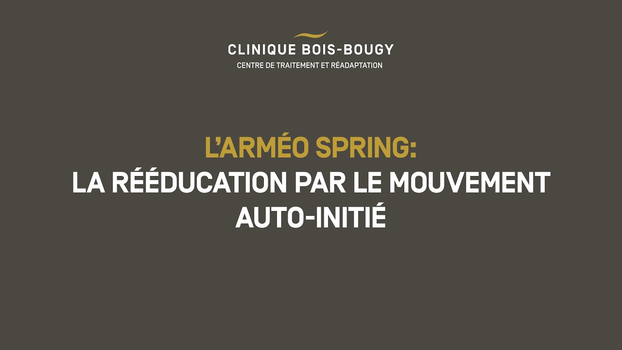L'Arméo Spring: la rééducation par le mouvement auto-initié
