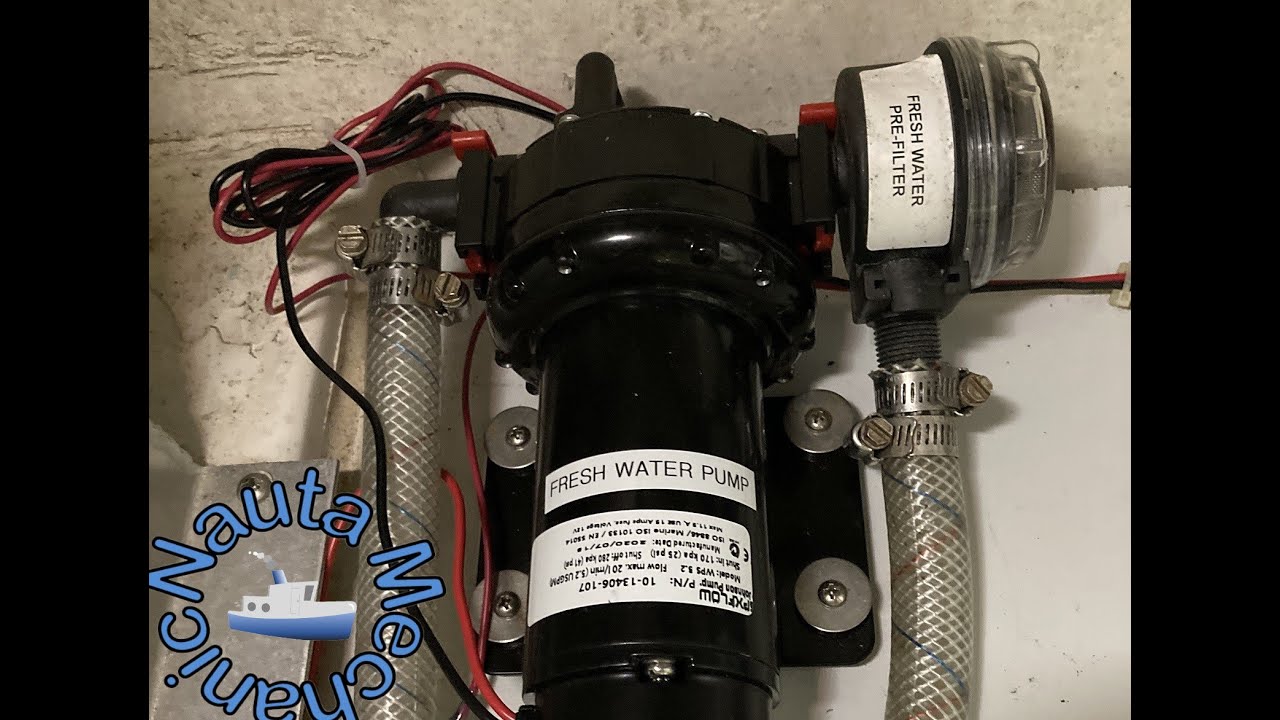 Boat Fresh Water Pump Swap