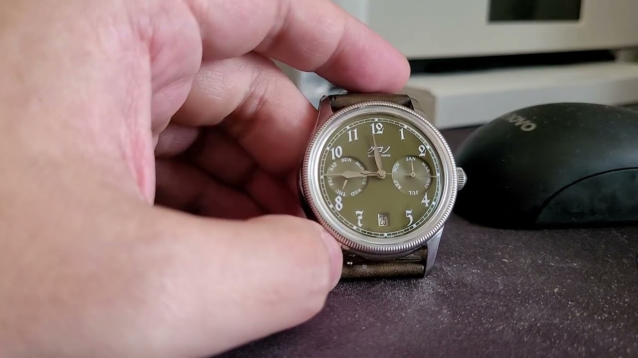 KURONO TOKYO CALENDRIER I  REVIEW - COOL JAPANESE CALENDAR WATCH