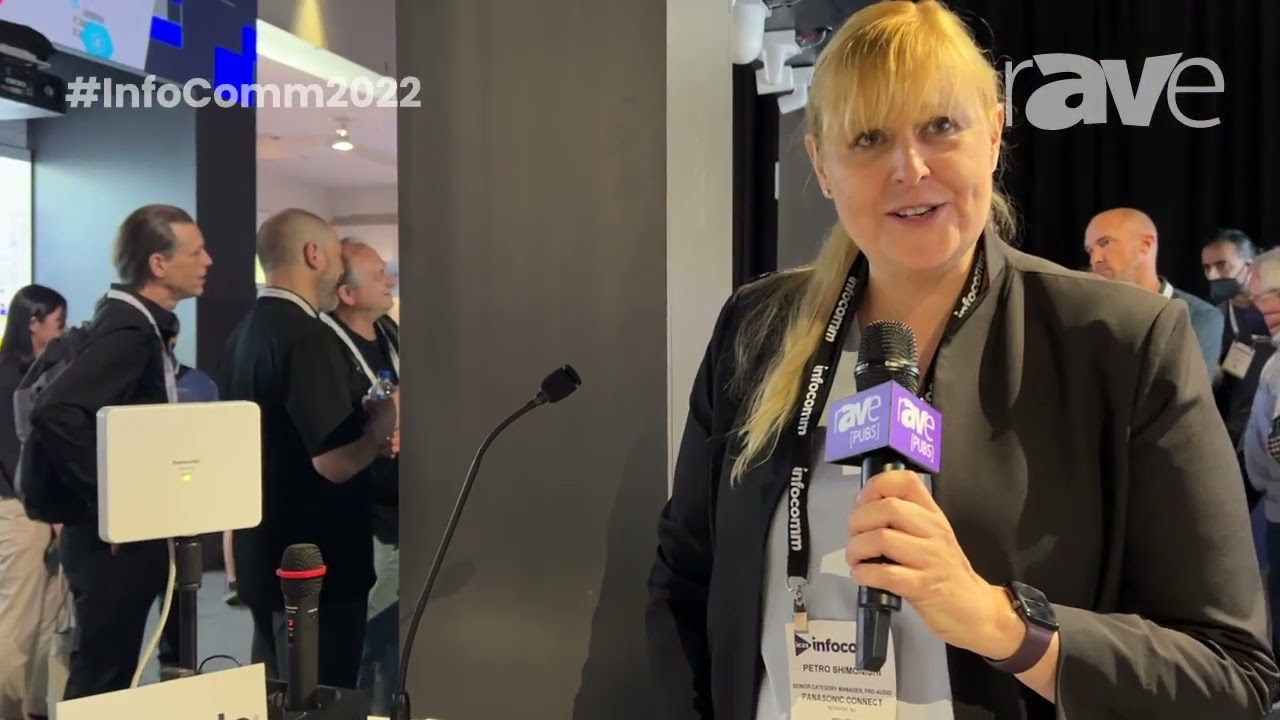 InfoComm 2022: Panasonic Introduces New Dante Products for Digital Wireless Microphone System