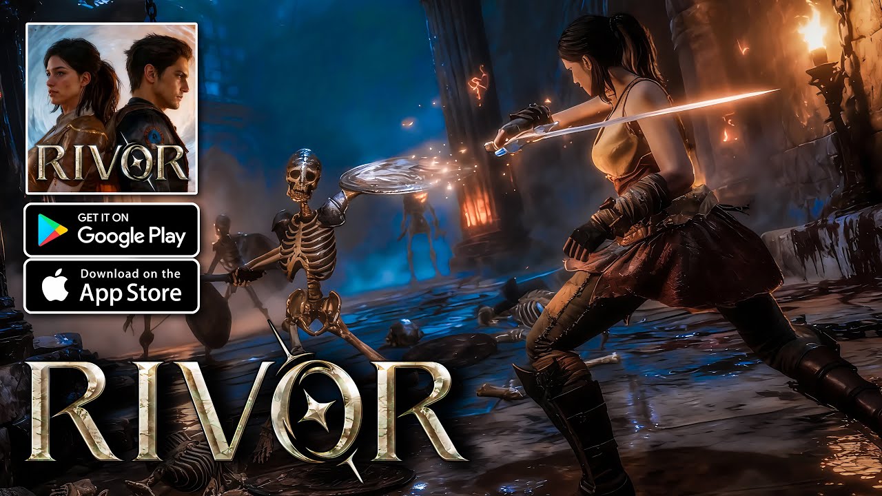 Игровой процесс RIVOR — PvPvE Battle Royale для Android iOS