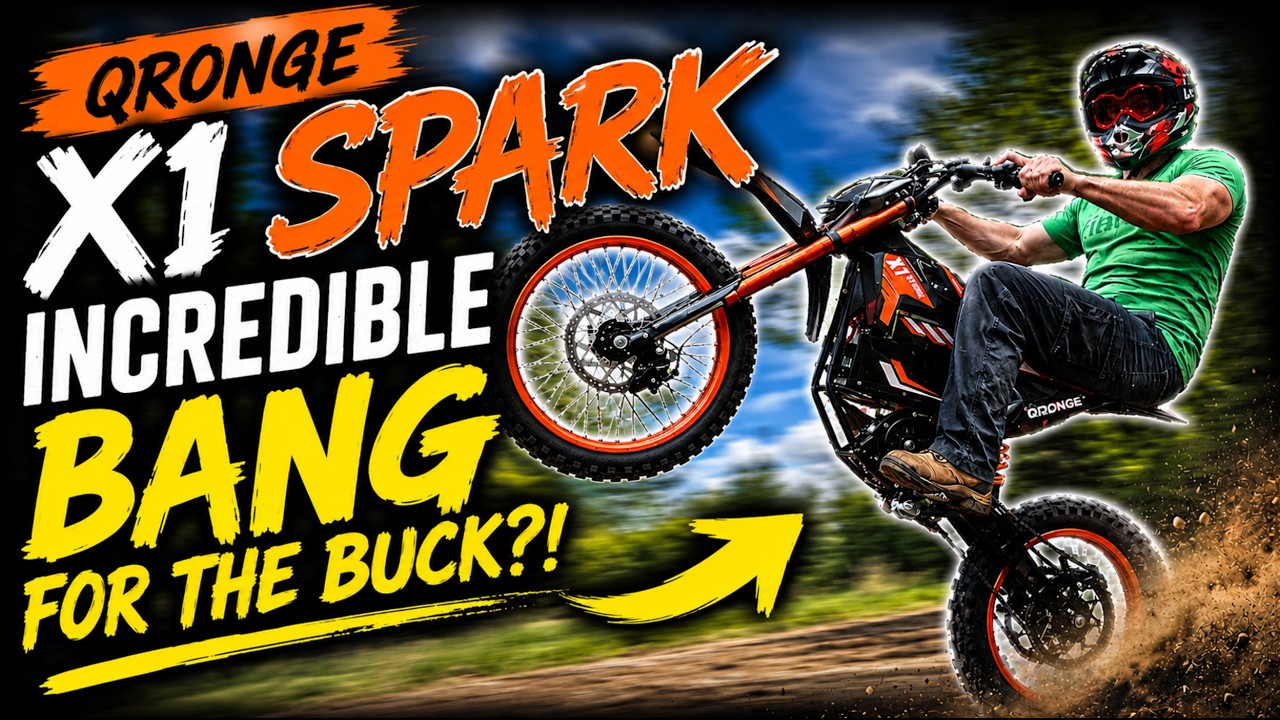 Обзор Qronge X1 Spark | Лучший бюджетный среднемоторный электропитбайк?