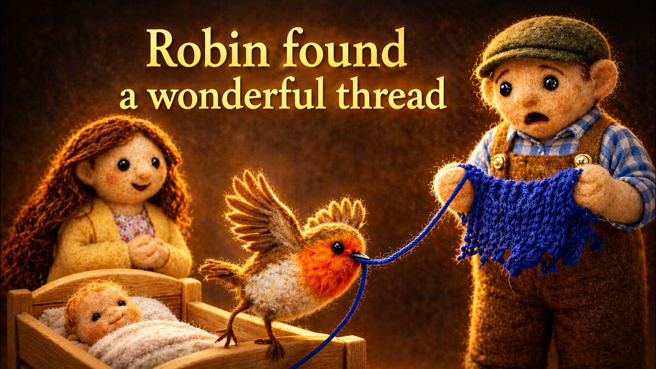 Calm Bedtime Story for Kids | The Robin Who Borrowed A Thread | Read Aloud