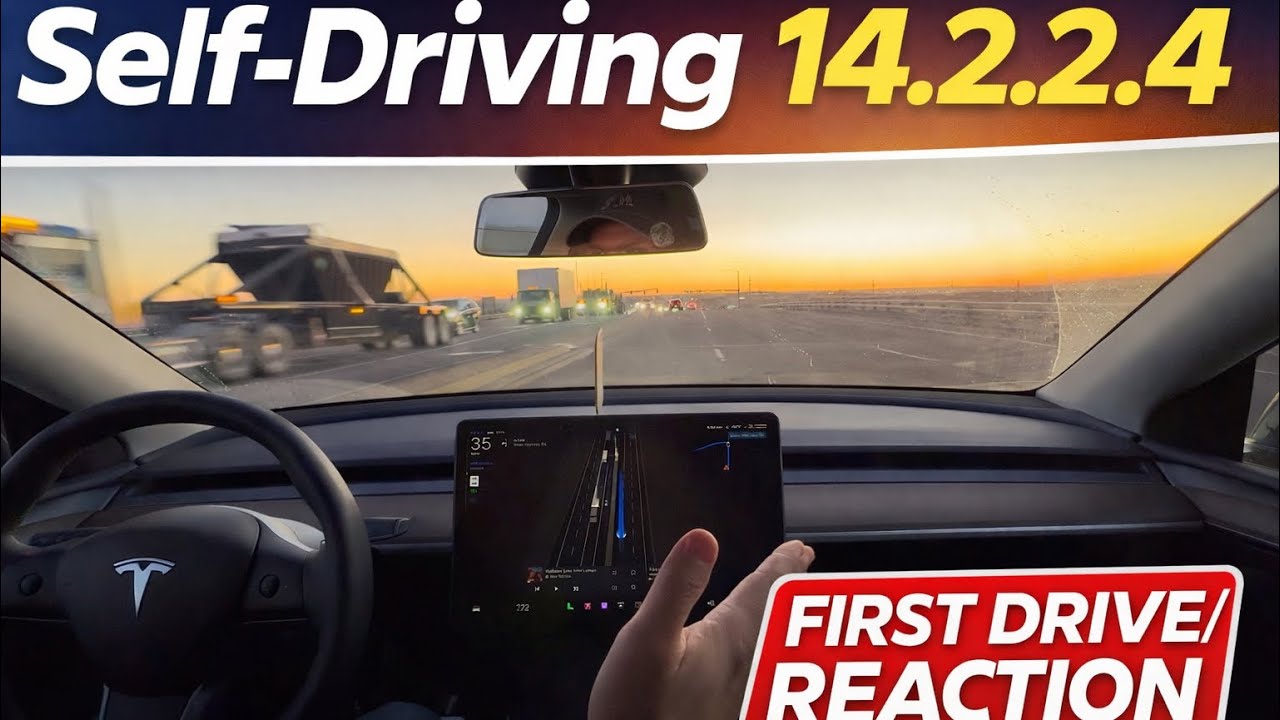 Does Tesla’s Newest Self-Driving Version 14.2.2.4 Fix Some Weird Quirks?