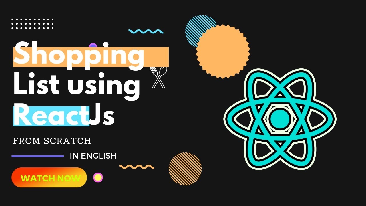 How to create shopping list using ReactJs from scratch. #programming #react