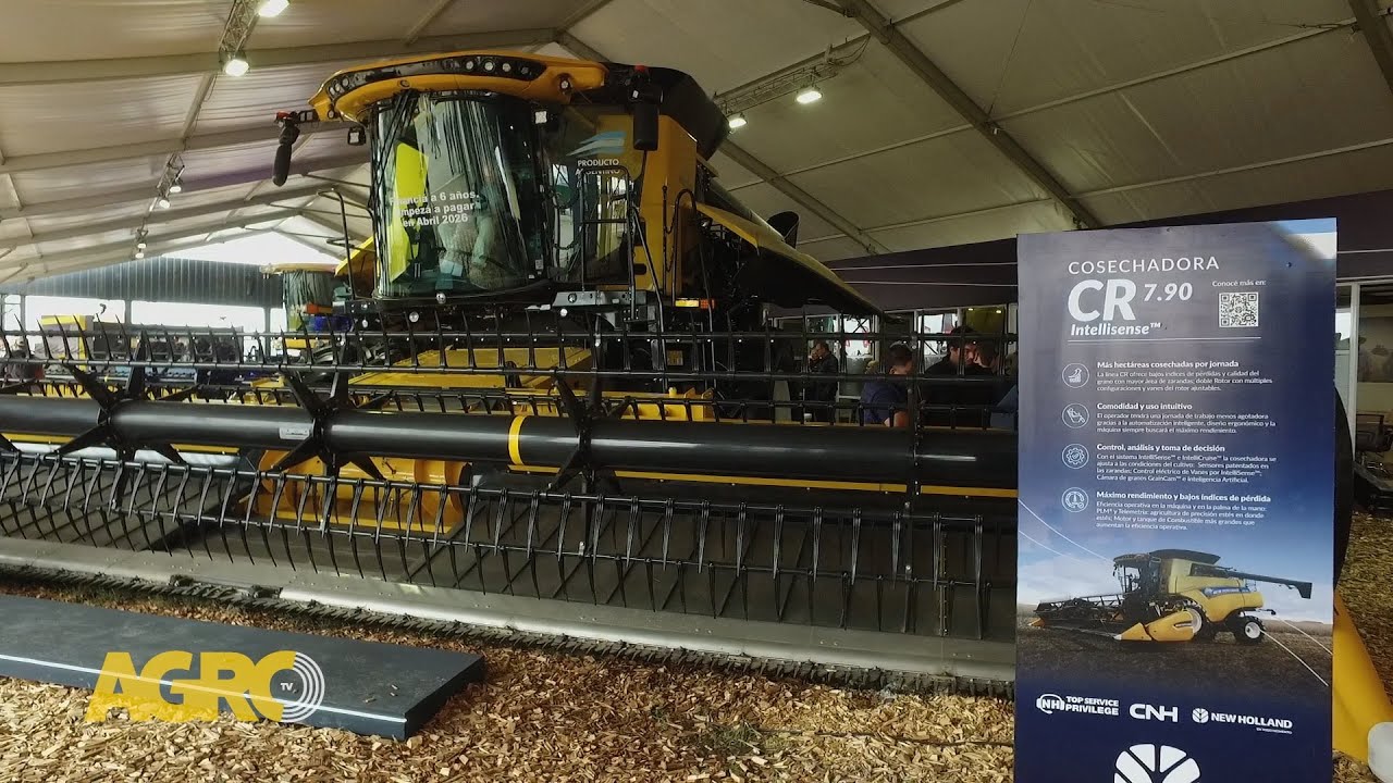New Holland en Expoagro tractores y cosechadoras conectados e inteligentes (