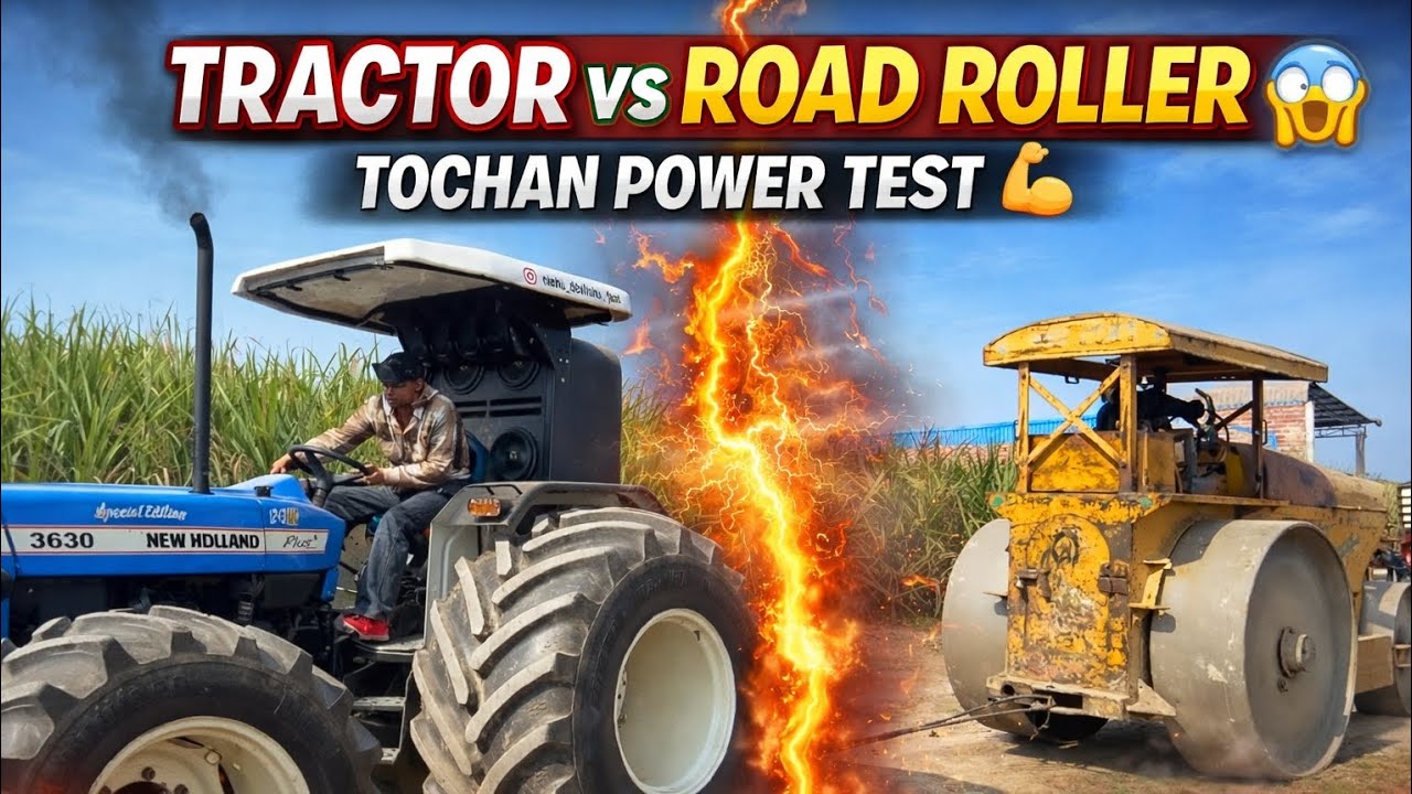 Bulldozer Vs RodERoller Inka Bhi Tochan Karwa Diya  #nishudaswal #rohitdeshwal 