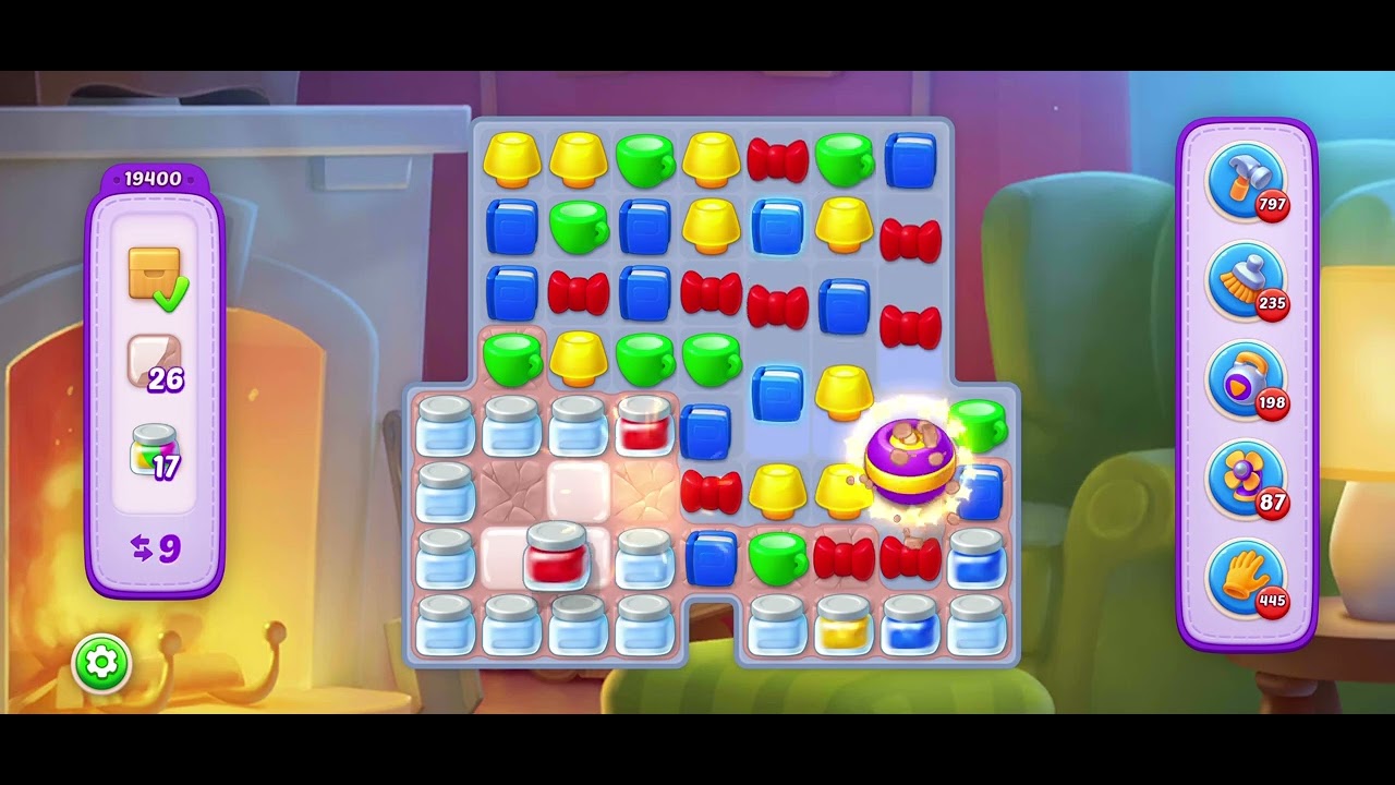 Homescapes Level 19400  -- No cheats