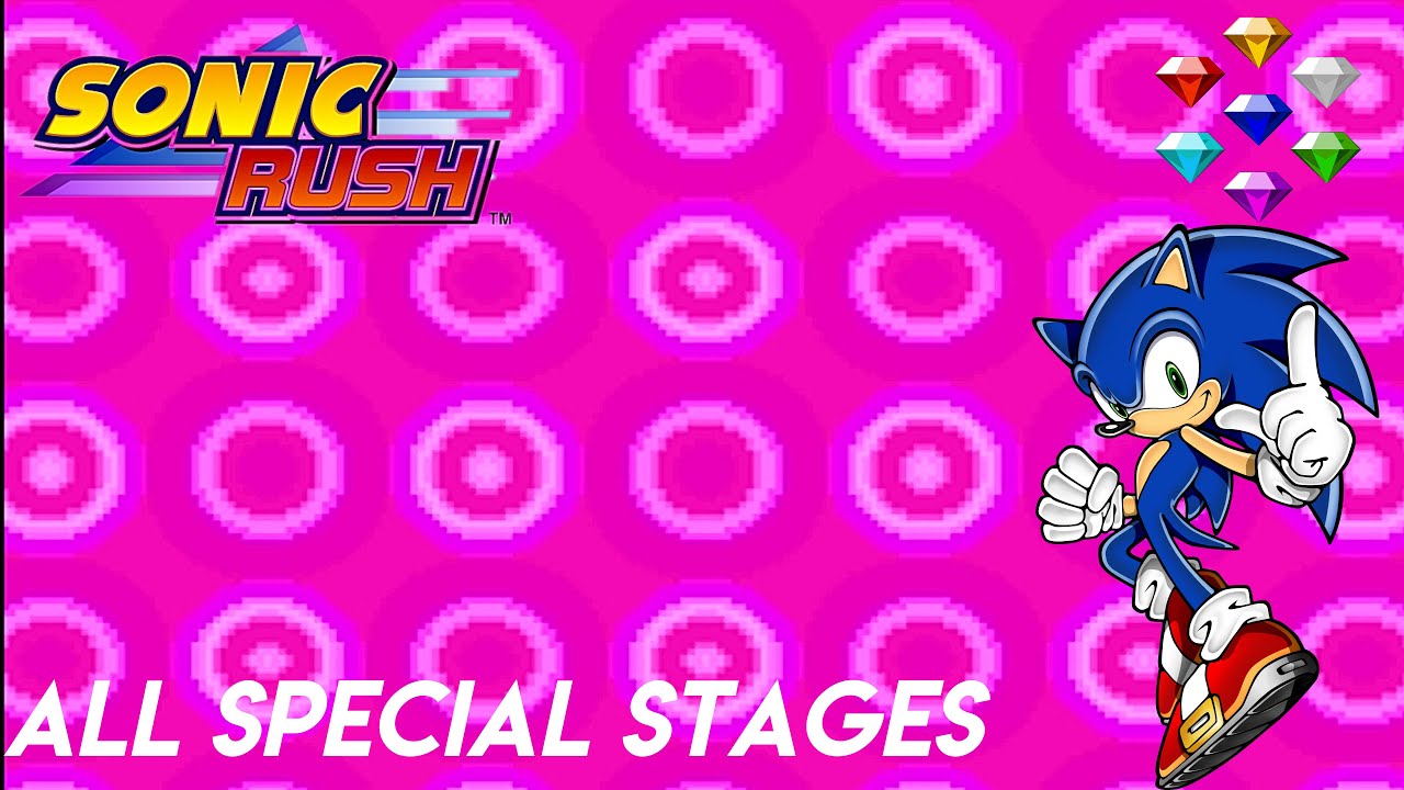Sonic Rush 4K 60FPS - All Special Stages