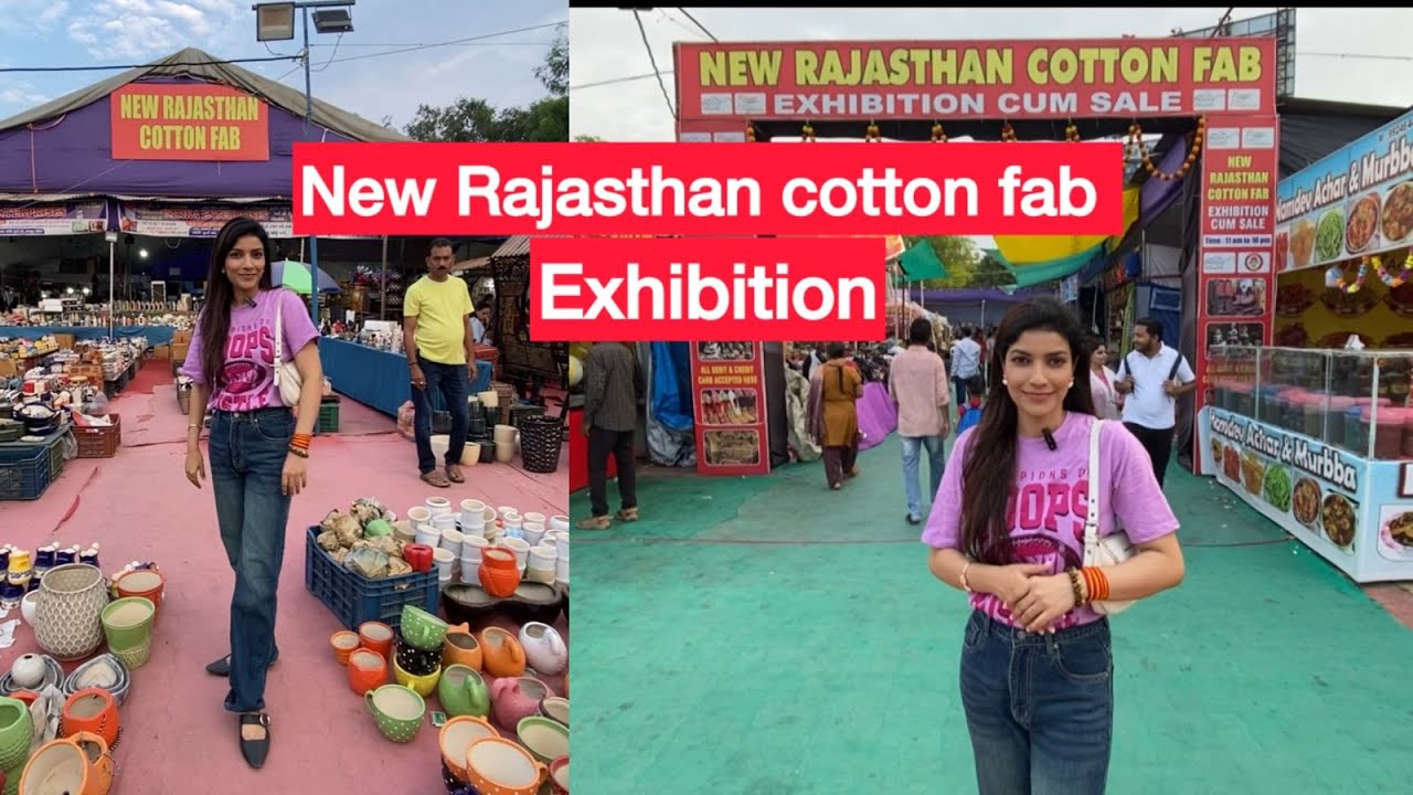 New Rajasthan Cotton Fab Exhibition Vadodara #dress #saree #crockery #wintersales #shopping #fashion