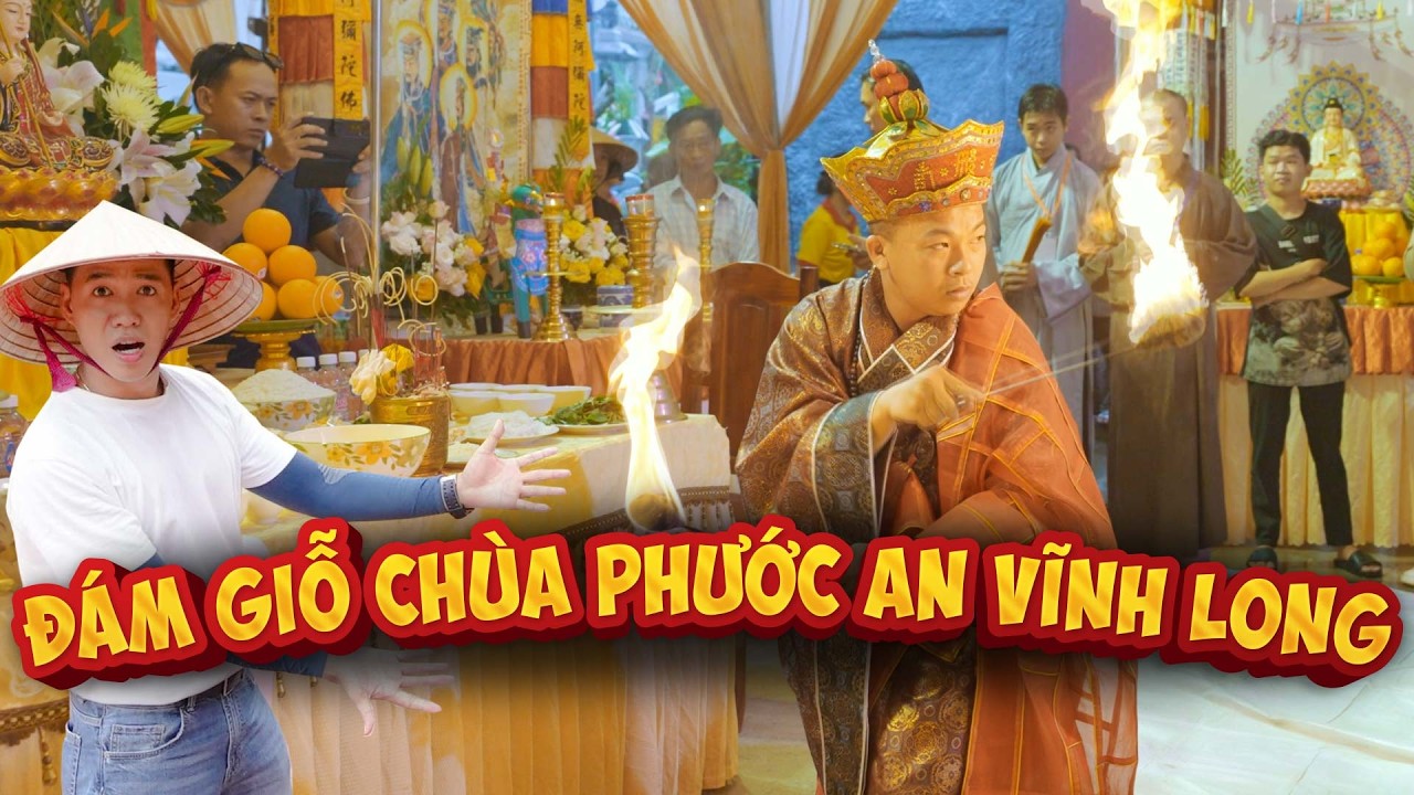 Đám giỗ sư tổ chùa Phước An bà con phật từ về đông đúc, Giật Lá Cờ Ông Tiêu, Lễ Đăng Đàn Chẩn Tế