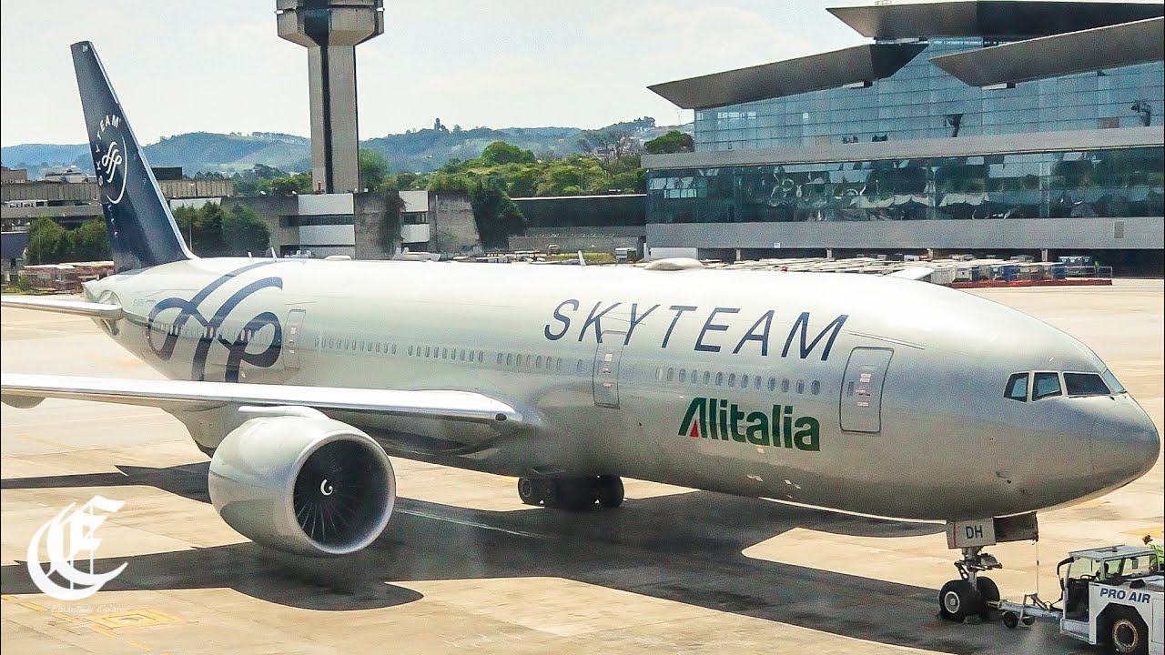 ARCHIVE TRIP REPORT | ALITALIA| B777-200ER| Sao Paulo Guarulhos - Rome Fiumicino | Economy Classic